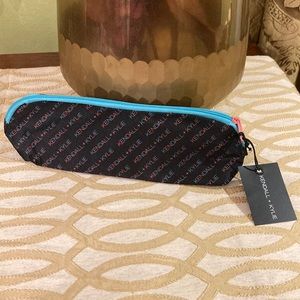 New with tags Kendall + Kylie stand-up top zippered all purpose pouch.